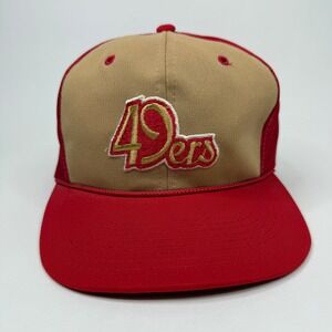 VTG San Fransisco 49ers Snapback Trucker Hat Adult Adjustable Mesh Embriodered